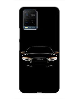Чехол для Vivo Y21 / Y21s с картинкой «Audi — ночной контур» Чехол для Vivo Y21 / Y21s с картинкой «Audi — ночной контур»
