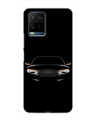 Чехол для Vivo Y21 / Y21s с картинкой «Audi — ночной контур»