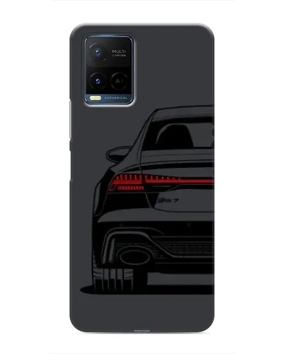 Чехол для Vivo Y21 / Y21s с картинкой «Задняя часть Audi — арт»