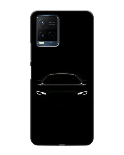 Чехол для Vivo Y21 / Y21s с картинкой «Взгляд Audi в темноте»