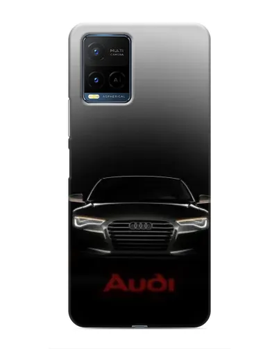 Чехол для Vivo Y21 / Y21s с картинкой «Audi — градиентный контур»