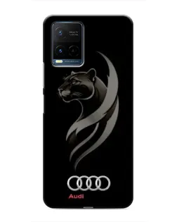 Чехол для Vivo Y21 / Y21s с картинкой «Графика — пантера и Audi» Чехол для Vivo Y21 / Y21s с картинкой «Графика — пантера и Audi»