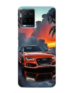 Чехол для Vivo Y21 / Y21s с картинкой «Audi — закат» Чехол для Vivo Y21 / Y21s с картинкой «Audi — закат»