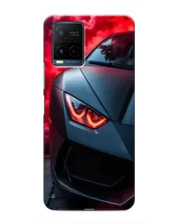 Чехол для Vivo Y21 / Y21s с картинкой «Lamborghini красное сияние» Чехол для Vivo Y21 / Y21s с картинкой «Lamborghini красное сияние»