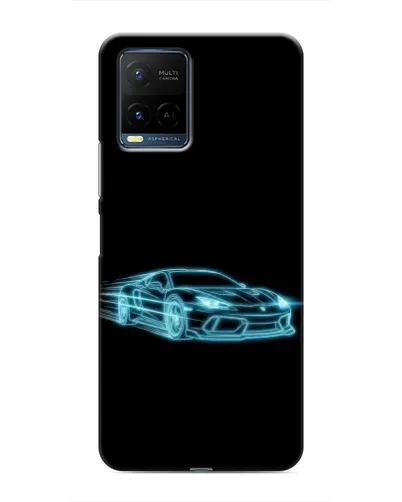 Чехол для Vivo Y21 / Y21s с картинкой «Неоновый контур Lamborghini» Чехол для Vivo Y21 / Y21s с картинкой «Неоновый контур Lamborghini»