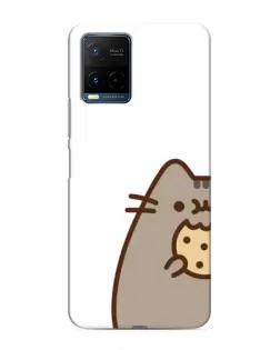 Чехол для Vivo Y21 / Y21s с картинкой «Пушин с печеньем»