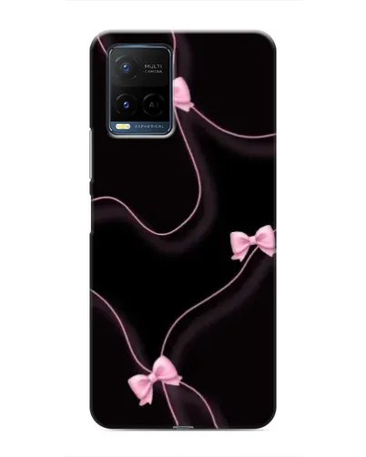 Чехол для Vivo Y21 / Y21s с картинкой «Розовые ленты» Чехол для Vivo Y21 / Y21s с картинкой «Розовые ленты»
