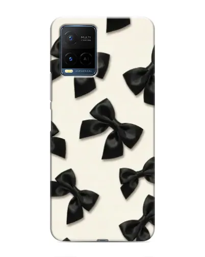 Чехол для Vivo Y21 / Y21s с картинкой «Черные бантики» Чехол для Vivo Y21 / Y21s с картинкой «Черные бантики»