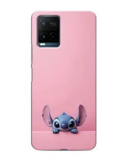 Чехол для Vivo Y21 / Y21s с картинкой «Stitch выглядывает»