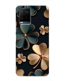 Чехол для Vivo Y21 / Y21s с картинкой «Клевер в золоте» Чехол для Vivo Y21 / Y21s с картинкой «Клевер в золоте»