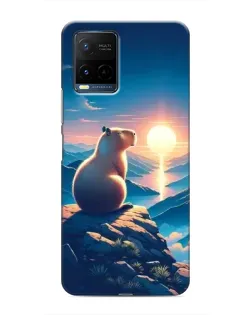 Чехол для Vivo Y21 / Y21s с картинкой «Закат солнца с капибарой» Чехол для Vivo Y21 / Y21s с картинкой «Закат солнца с капибарой»