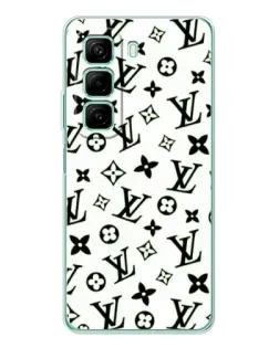 Чехол для Vivo Y21d с картинкой «Монохромный хаос LV»
