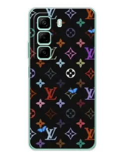 Чехол для Vivo Y21d с картинкой «Цветная монограмма LV»