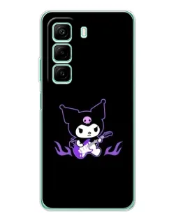 Чехол для Vivo Y21d с картинкой «Электрическая Kuromi» Чехол для Vivo Y21d с картинкой «Электрическая Kuromi»