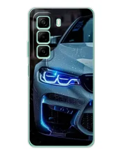 Чехол для Vivo Y21d с картинкой «Взгляд BMW с синими фарами» Чехол для Vivo Y21d с картинкой «Взгляд BMW с синими фарами»