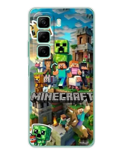 Чехол для Vivo Y21d с картинкой «Замок Minecraft» Чехол для Vivo Y21d с картинкой «Замок Minecraft»