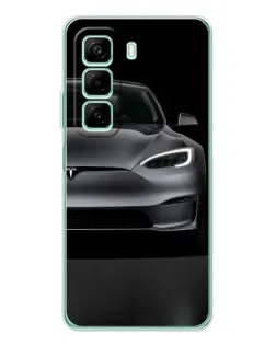 Чехол для Vivo Y21d с картинкой «Tesla Model S Look»