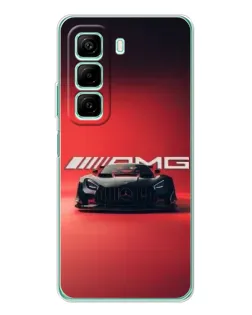 Чехол для Vivo Y21d с картинкой «Mercedes AMG — красная линия»