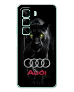 Чехол для Vivo Y21d с картинкой «Пантера и Audi»