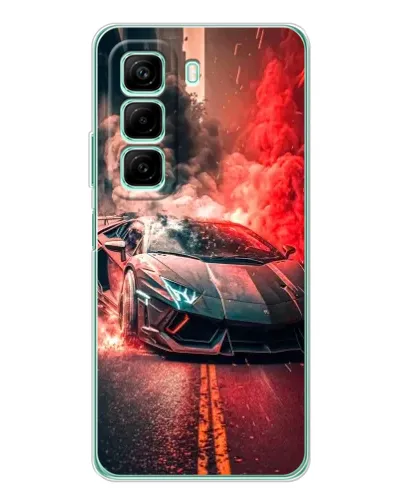 Чехол для Vivo Y21d с картинкой «Lamborghini красный дым» Чехол для Vivo Y21d с картинкой «Lamborghini красный дым»