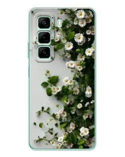 Чехол для Vivo Y21d с картинкой «Ветка мелких белых цветов» Чехол для Vivo Y21d с картинкой «Ветка мелких белых цветов»