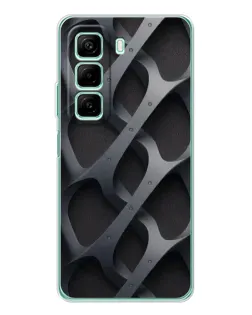 Чехол для Vivo Y21d с картинкой «Объемное серое плетение» Чехол для Vivo Y21d с картинкой «Объемное серое плетение»