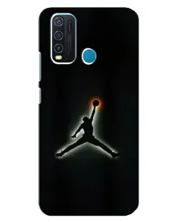 Чехол для Vivo Y30 с картинкой «Jordan Gradient Logo»