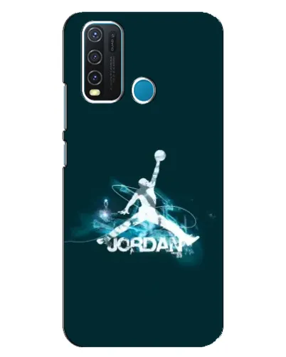 Чехол для Vivo Y30 с картинкой «Jordan Blue Fire» Чехол для Vivo Y30 с картинкой «Jordan Blue Fire»