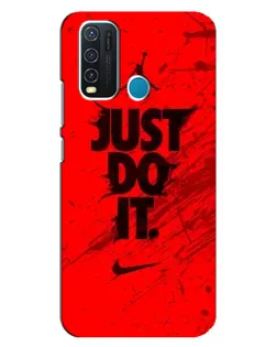 Чехол для Vivo Y30 с картинкой «Nike Just Do It»