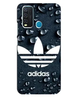 Чехол для Vivo Y30 с картинкой «Adidas Trefoil Blue» Чехол для Vivo Y30 с картинкой «Adidas Trefoil Blue»