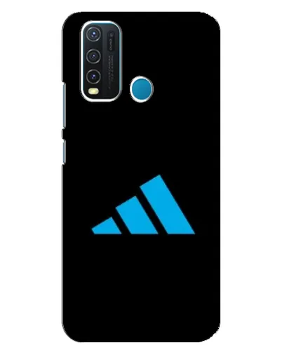 Чехол для Vivo Y30 с картинкой «Adidas Cyan Logo»