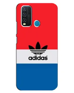 Чехол для Vivo Y30 с картинкой «Ретро блоки Adidas» Чехол для Vivo Y30 с картинкой «Ретро блоки Adidas»
