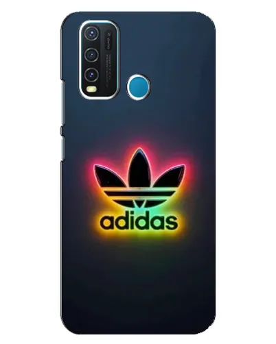 Чехол для Vivo Y30 с картинкой «Неоновый Adidas»