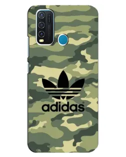 Чехол для Vivo Y30 с картинкой «Милитари стиль Adidas» Чехол для Vivo Y30 с картинкой «Милитари стиль Adidas»