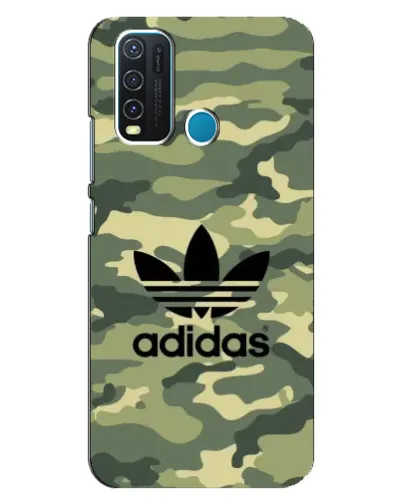 Чехол для Vivo Y30 с картинкой «Милитари стиль Adidas»