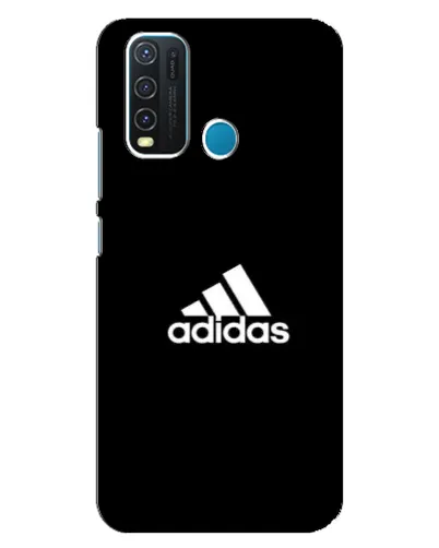 Чехол для Vivo Y30 с картинкой «Черная классика Adidas»
