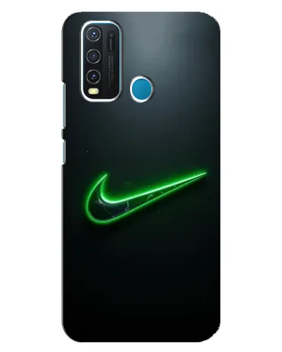 Чехол для Vivo Y30 с картинкой «Неоновый контур Nike» Чехол для Vivo Y30 с картинкой «Неоновый контур Nike»