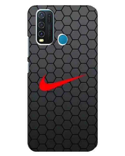Чехол для Vivo Y30 с картинкой «Nike — карбоновая сетка» Чехол для Vivo Y30 с картинкой «Nike — карбоновая сетка»