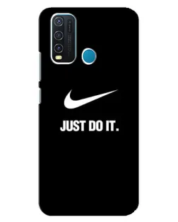 Чехол для Vivo Y30 с картинкой «Классический принт Nike»