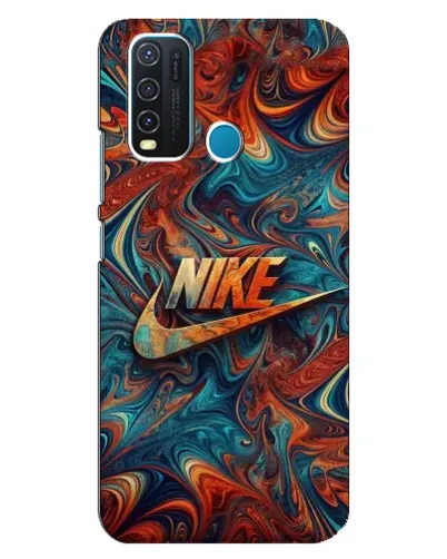 Чехол для Vivo Y30 с картинкой «Nike в абстракции» Чехол для Vivo Y30 с картинкой «Nike в абстракции»