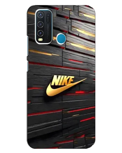 Чехол для Vivo Y30 с картинкой «Золотой Nike на металле» Чехол для Vivo Y30 с картинкой «Золотой Nike на металле»