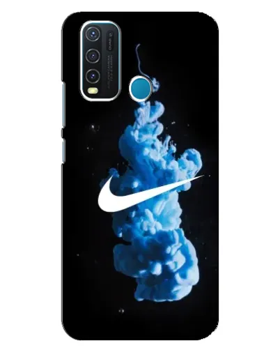 Чехол для Vivo Y30 с картинкой «Nike и синий дым» Чехол для Vivo Y30 с картинкой «Nike и синий дым»