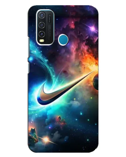 Чехол для Vivo Y30 с картинкой «Космический Nike Swoosh» Чехол для Vivo Y30 с картинкой «Космический Nike Swoosh»