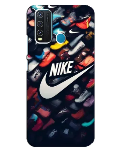 Чехол для Vivo Y30 с картинкой «Коллекция кроссовок Nike» Чехол для Vivo Y30 с картинкой «Коллекция кроссовок Nike»