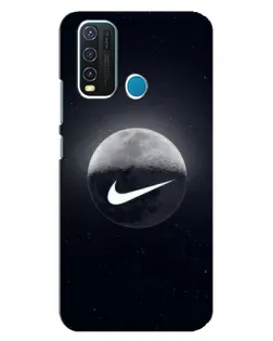 Чехол для Vivo Y30 с картинкой «Nike в стиле граффити»