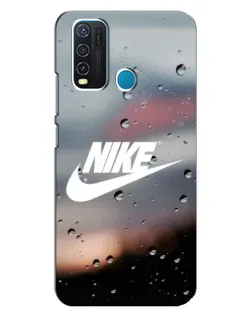 Чехол для Vivo Y30 с картинкой «Nike в стиле ретро»