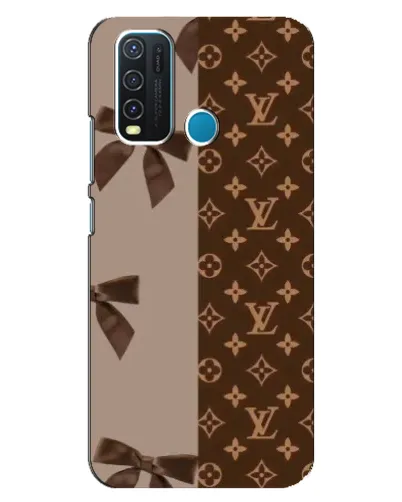 Чехол для Vivo Y30 с картинкой «Louis Vuitton — банты»