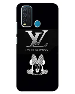 Чехол для Vivo Y30 с картинкой «LV и Минни Маус»