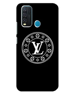 Чехол для Vivo Y30 с картинкой «LV — печать стиля»