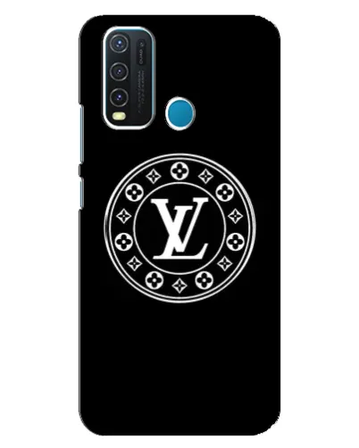 Чехол для Vivo Y30 с картинкой «LV — печать стиля»